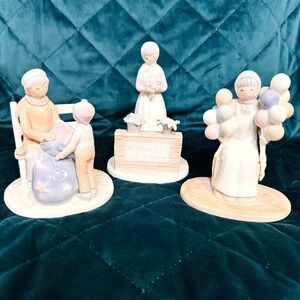 Flavia Weedn Figurine Lot 80's Flavia Weedin Balloon Lady Flower Lady Dreams Set